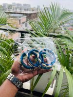 Cowrie Shell Churi Set — Ocean Blue - Image 2